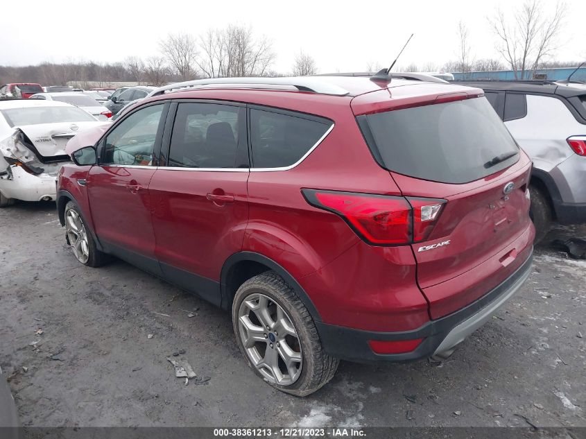 2019 FORD ESCAPE TITANIUM - 1FMCU9J97KUC49230