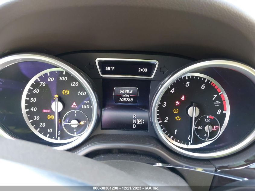 2014 MERCEDES-BENZ ML 350 4MATIC - 4JGDA5HB5EA428144