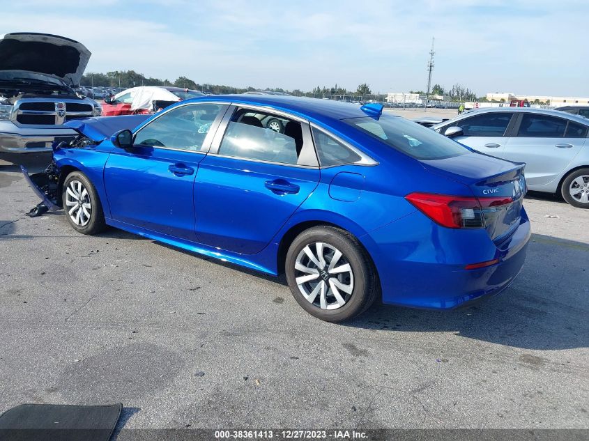VIN 2HGFE2F24PH565603 2023 HONDA CIVIC LX