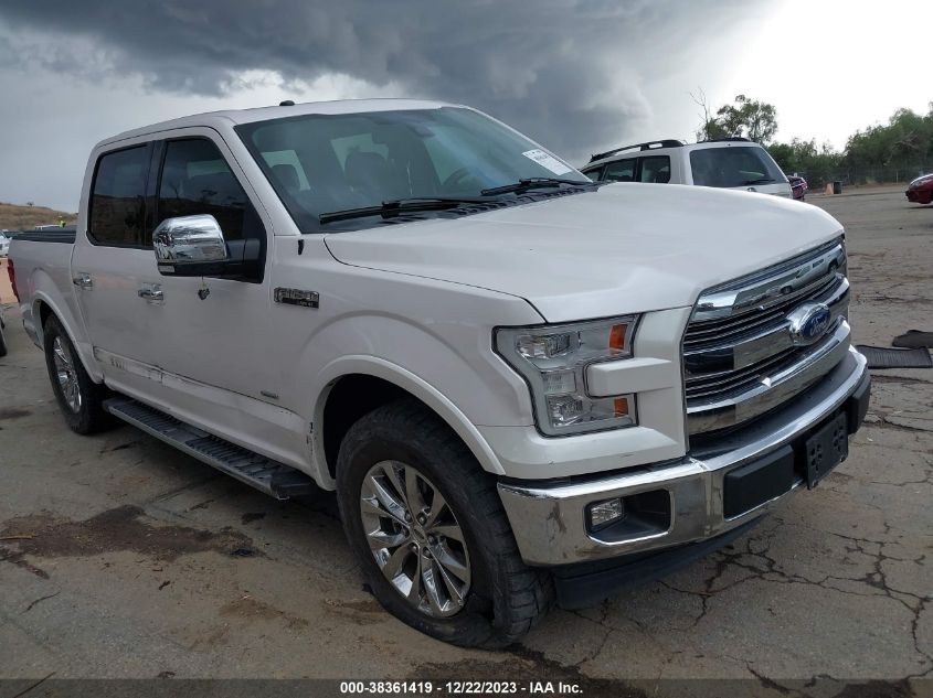 2017 FORD F-150 LARIAT - 1FTEW1CG6HKE10983