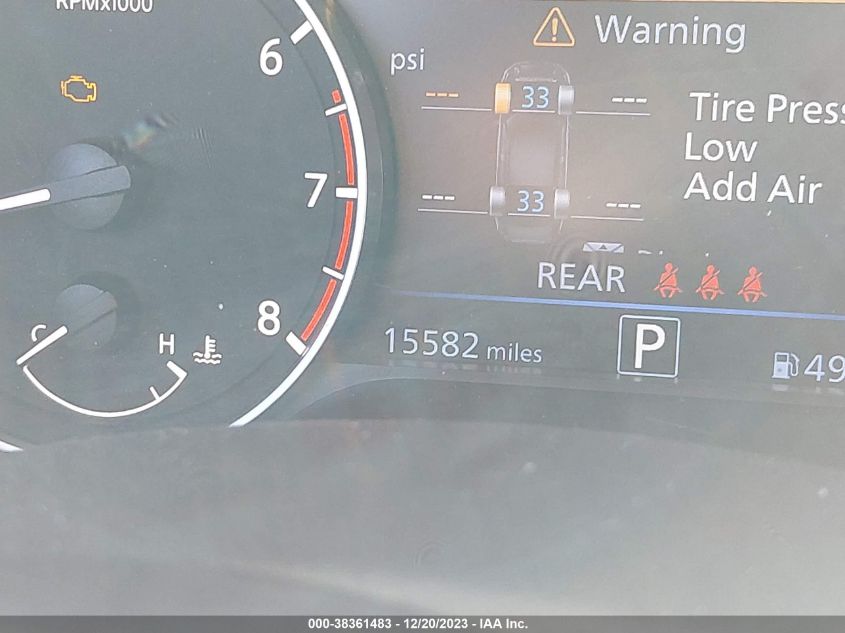 2023 NISSAN ALTIMA SV FWD - 1N4BL4DV0PN344704