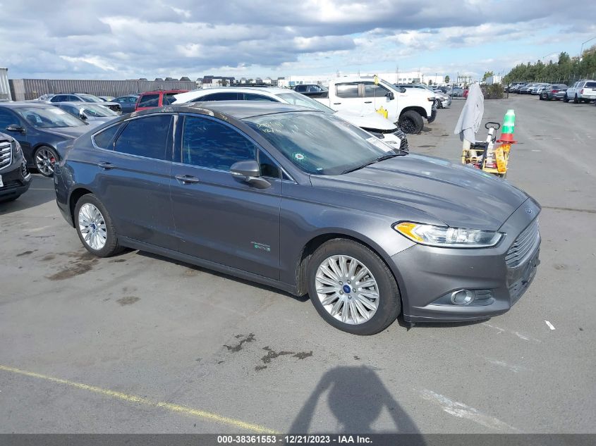 2014 FORD FUSION ENERGI SE LUXURY - 3FA6P0PU6ER366962