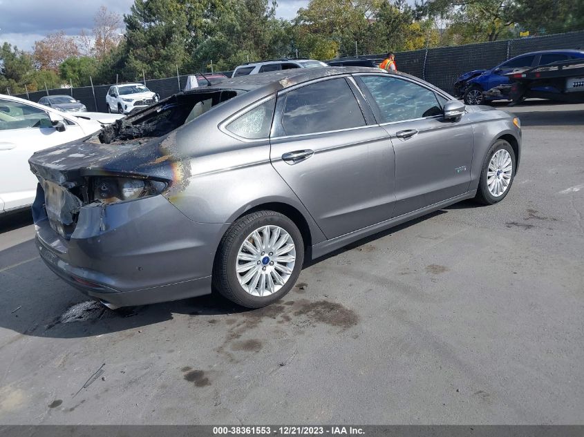 2014 FORD FUSION ENERGI SE LUXURY - 3FA6P0PU6ER366962