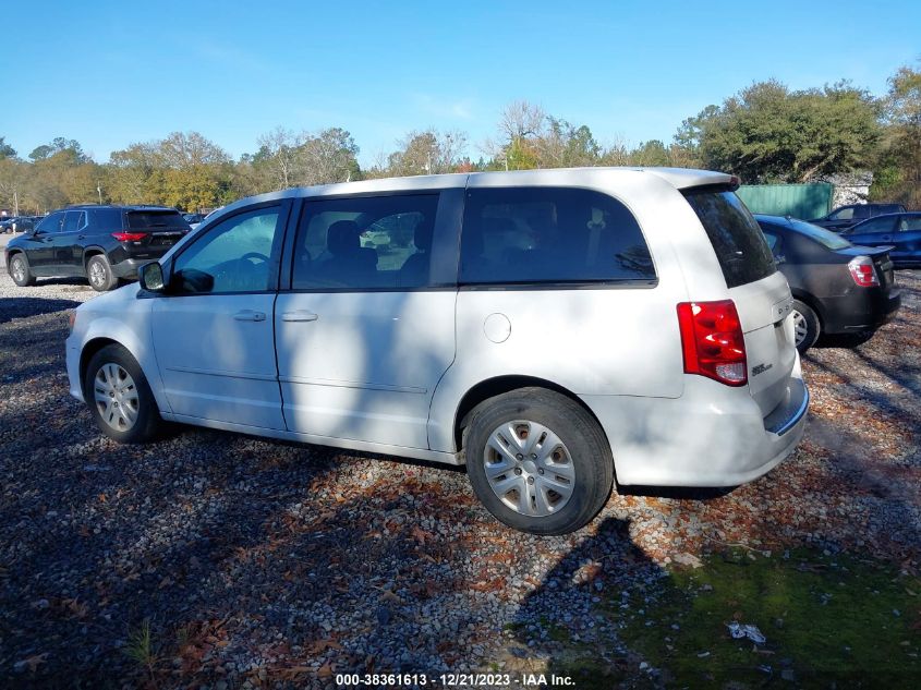 2016 DODGE GRAND CARAVAN SE - 2C4RDGBG8GR140358