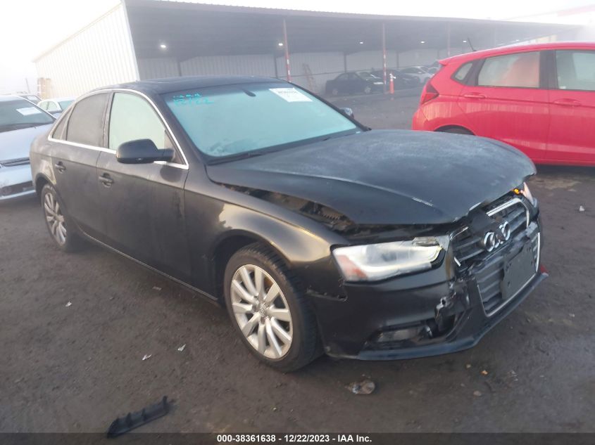 2013 AUDI A4 2.0T PREMIUM - WAUAFAFLXDN044278