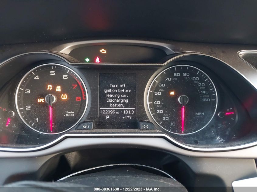 2013 AUDI A4 2.0T PREMIUM - WAUAFAFLXDN044278