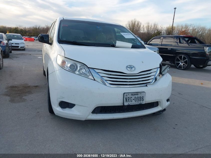 5TDKK3DCXGS719921 2016 TOYOTA SIENNA, photo no. 1