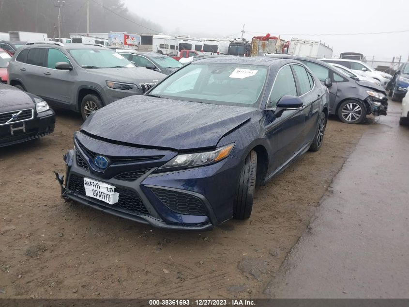 2022 TOYOTA CAMRY SE HYBRID - 4T1S31AK1NU587701