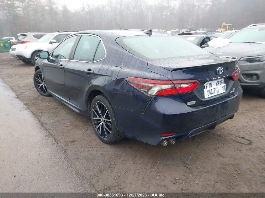 2022 TOYOTA CAMRY SE HYBRID - 4T1S31AK1NU587701