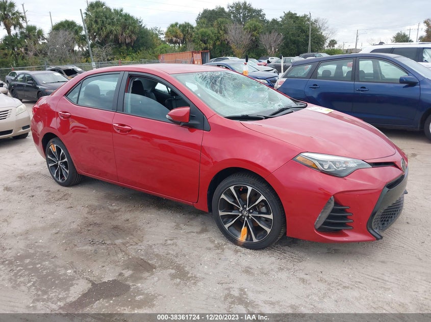 VIN 2T1BURHE0KC216957 2019 TOYOTA COROLLA SE