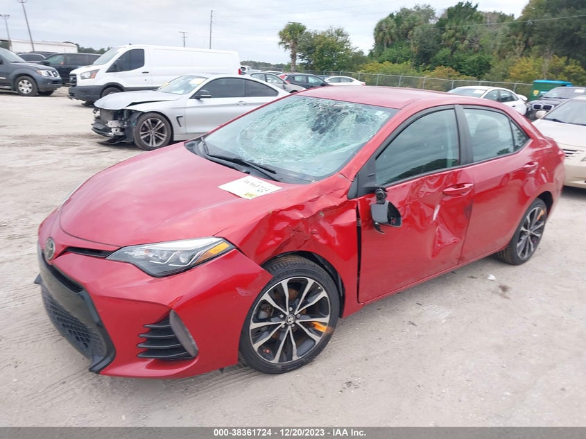 VIN 2T1BURHE0KC216957 2019 TOYOTA COROLLA SE