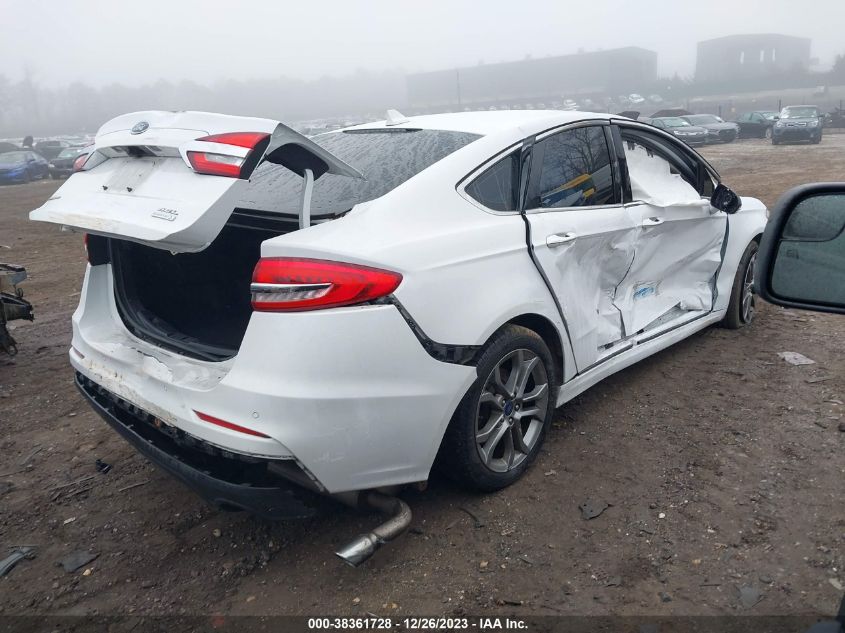 2019 FORD FUSION SEL - 3FA6P0CD6KR271285