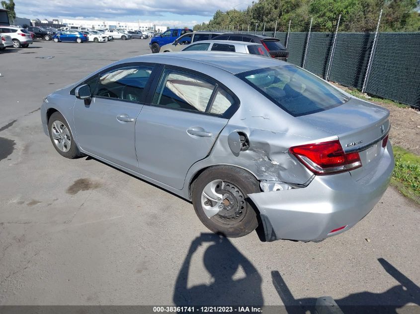 2015 HONDA CIVIC LX - 2HGFB2F52FH538109