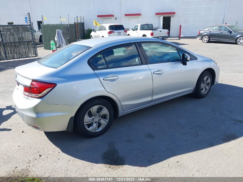 2015 HONDA CIVIC LX - 2HGFB2F52FH538109