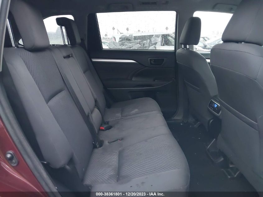 2016 TOYOTA HIGHLANDER LE - 5TDZARFH4GS017798