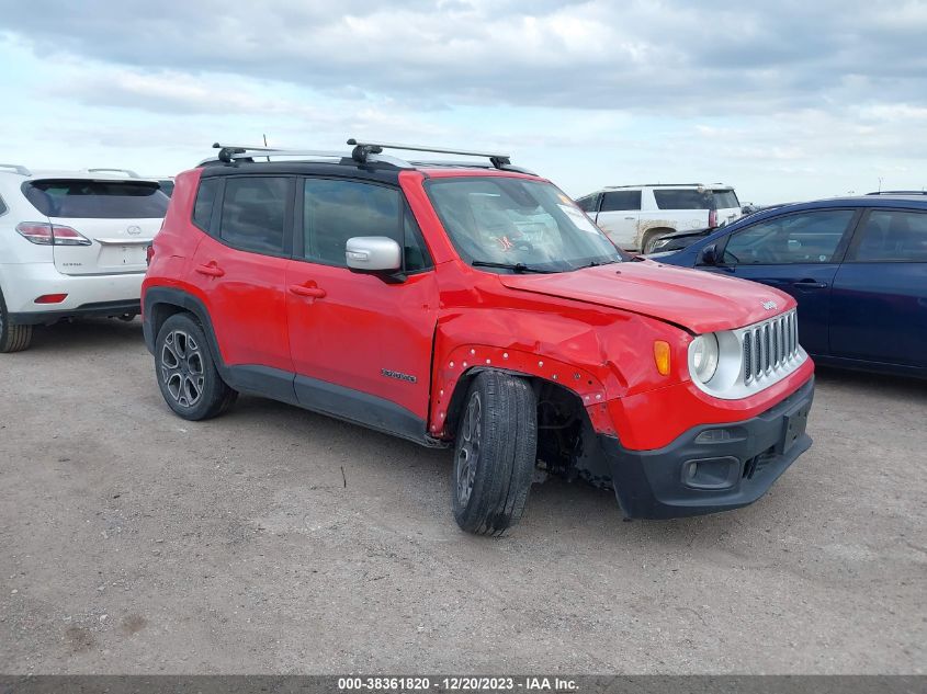 2016 JEEP RENEGADE LIMITED - ZACCJADT3GPD58198