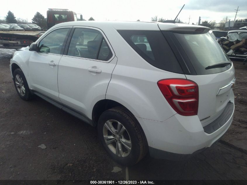 2017 CHEVROLET EQUINOX LS - 2GNALBEK8H1587329