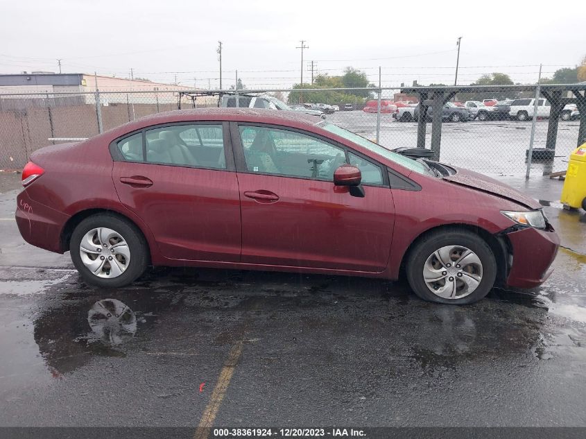 2014 HONDA CIVIC LX - 19XFB2F54EE267594