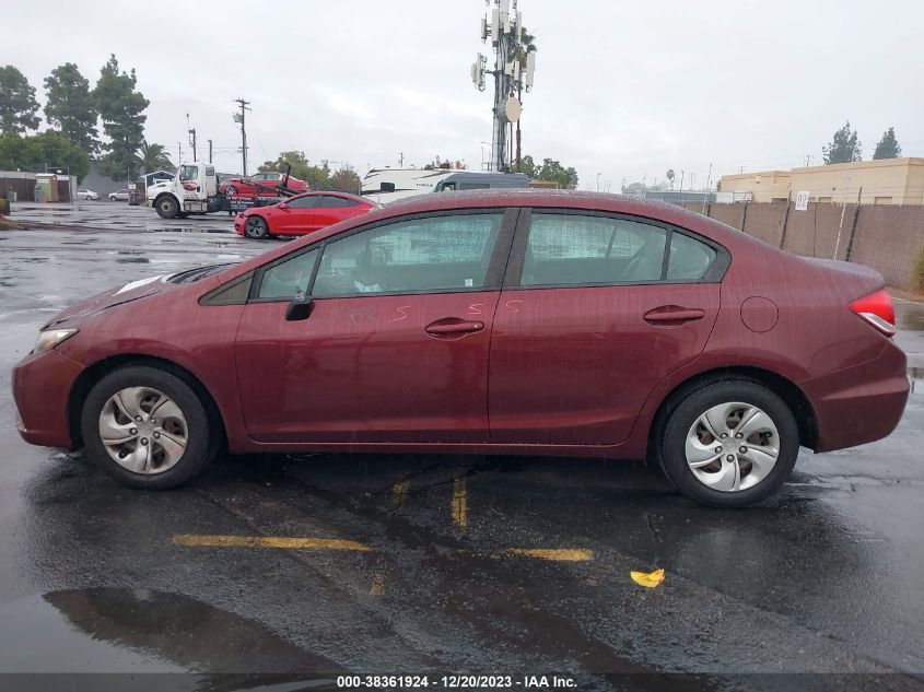 2014 HONDA CIVIC LX - 19XFB2F54EE267594