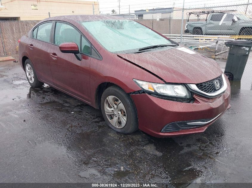 2014 HONDA CIVIC LX - 19XFB2F54EE267594