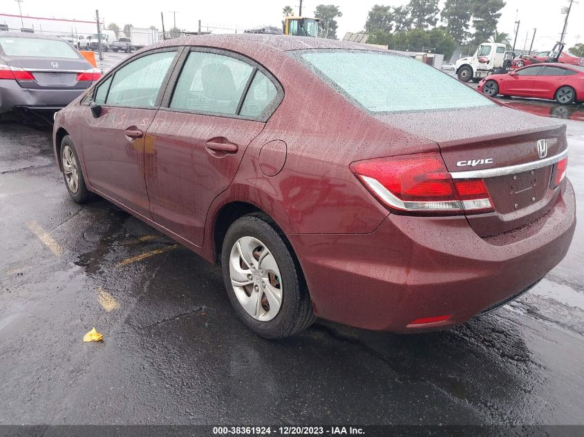 2014 HONDA CIVIC LX - 19XFB2F54EE267594
