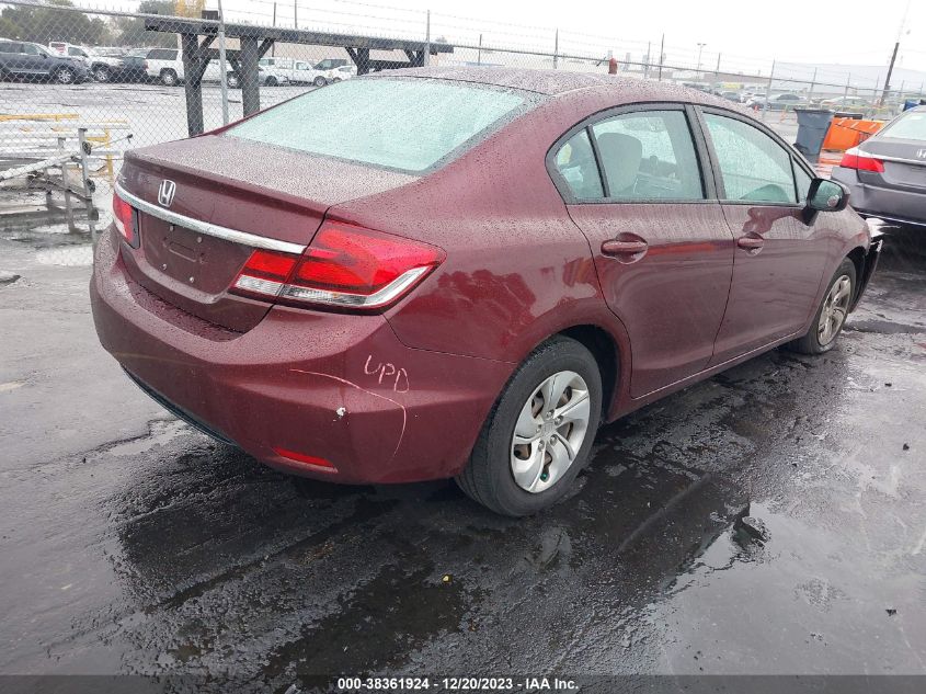 2014 HONDA CIVIC LX - 19XFB2F54EE267594