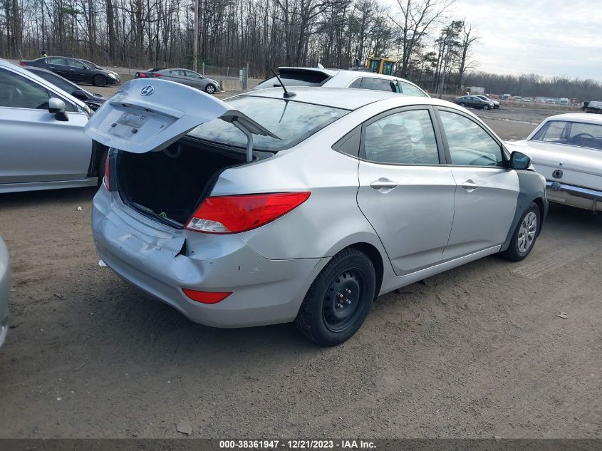 2016 HYUNDAI ACCENT SE - KMHCT4AE0GU029602