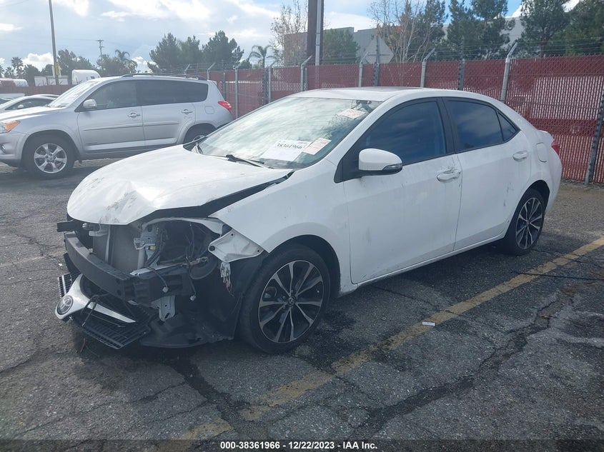 VIN 2T1BURHE6JC102153 2018 TOYOTA COROLLA L/LE/XLE/SE/XSE