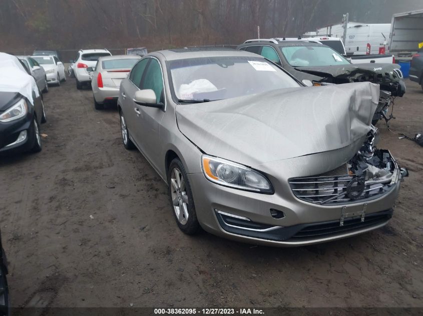 2016 VOLVO S60 T5 PREMIER - YV1612TK8G2412806