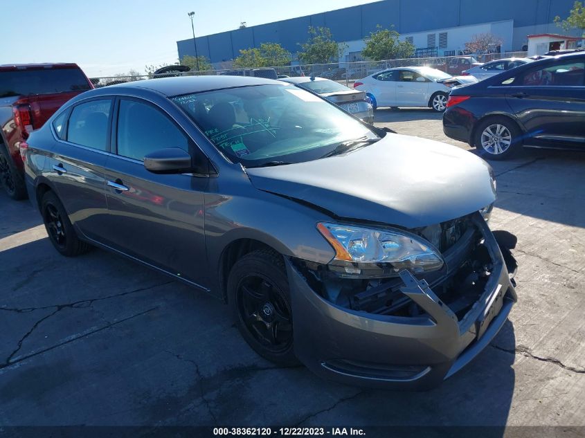 2015 NISSAN SENTRA S - 3N1AB7AP6FY217668