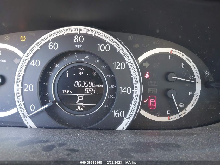 2014 HONDA ACCORD EX - 1HGCR2F76EA054327
