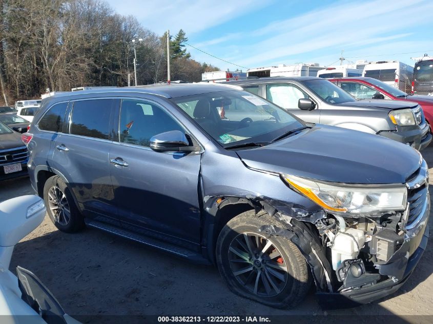 2014 TOYOTA HIGHLANDER XLE V6 - 5TDJKRFH7ES026499