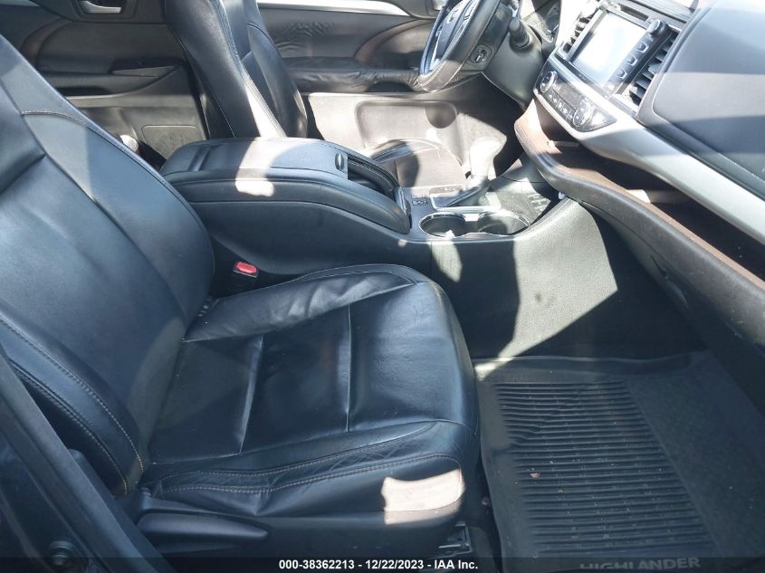 2014 TOYOTA HIGHLANDER XLE V6 - 5TDJKRFH7ES026499