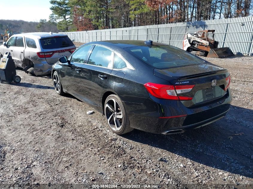 2019 HONDA ACCORD SPORT - 1HGCV1F34KA164887