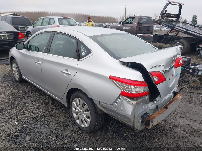 2014 NISSAN SENTRA FE+ S/FE+ SV/S/SL/SR/SV - 3N1AB7AP0EY261471