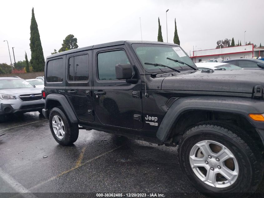 2018 JEEP WRANGLER UNLIMITED SPORT S 4X4 - 1C4HJXDG4JW227089