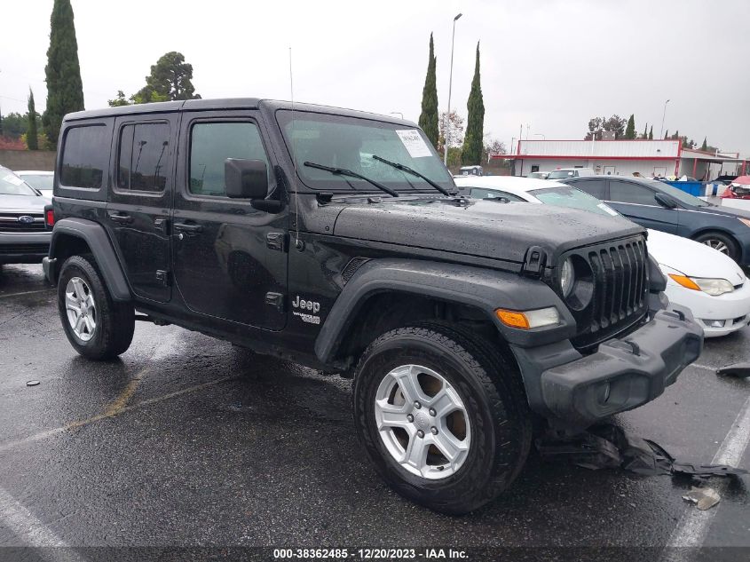 2018 JEEP WRANGLER UNLIMITED SPORT S 4X4 - 1C4HJXDG4JW227089
