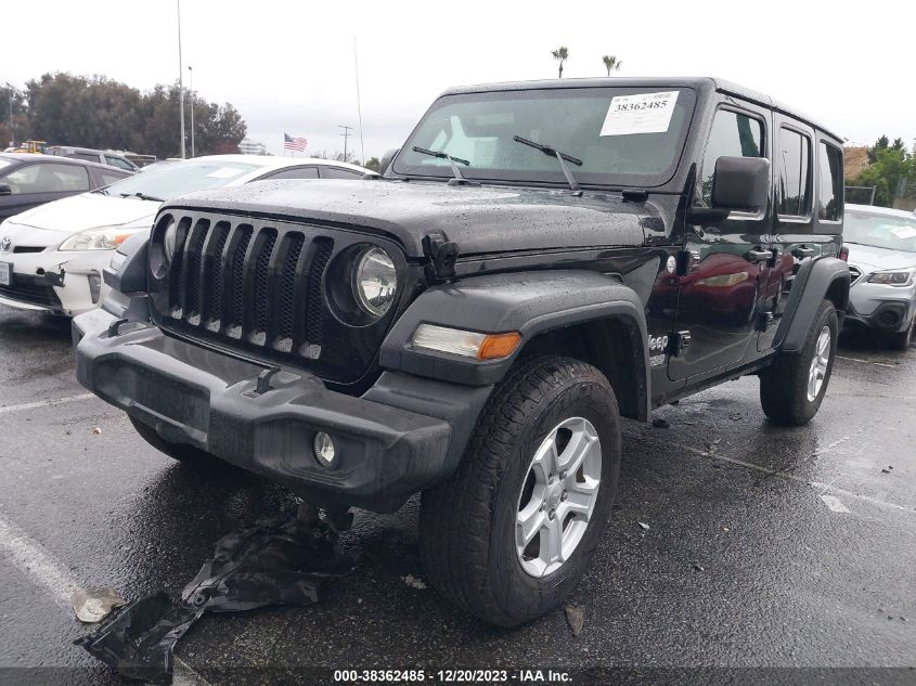 2018 JEEP WRANGLER UNLIMITED SPORT S 4X4 - 1C4HJXDG4JW227089