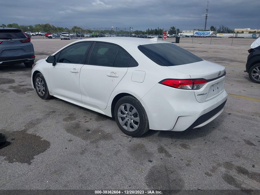 VIN 5YFEPRAE9LP142146 2020 TOYOTA COROLLA LE