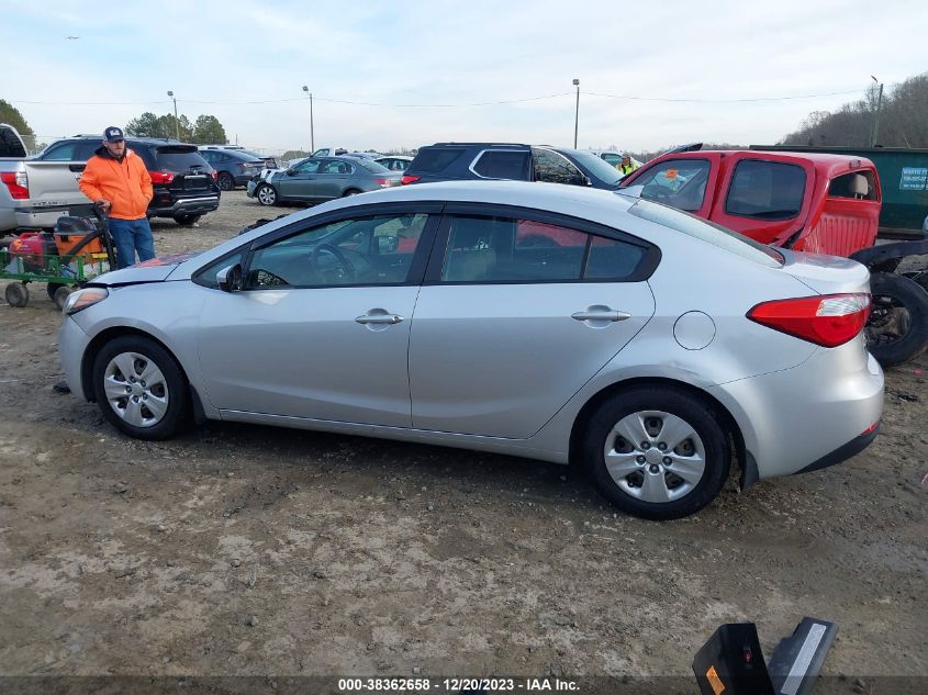 2015 KIA FORTE LX - KNAFK4A60F5410126