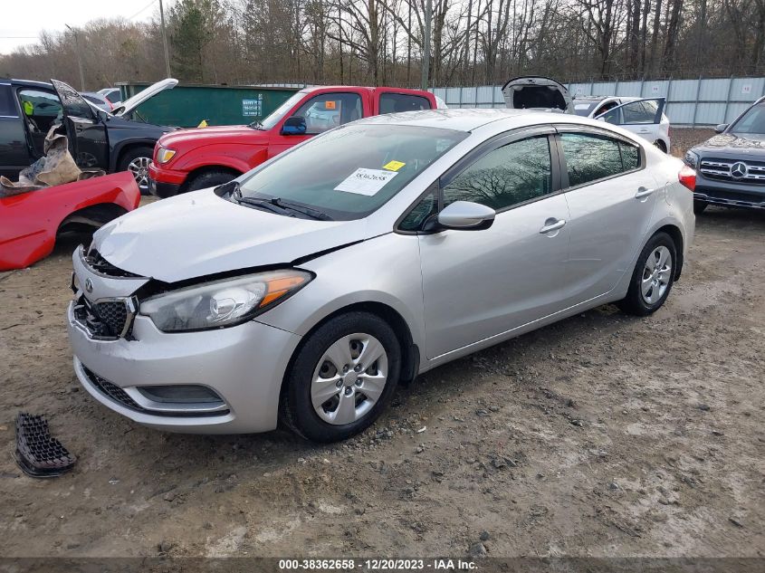 2015 KIA FORTE LX - KNAFK4A60F5410126
