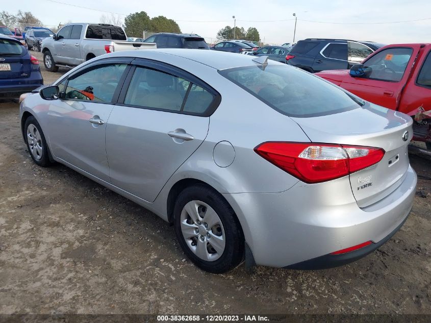 2015 KIA FORTE LX - KNAFK4A60F5410126