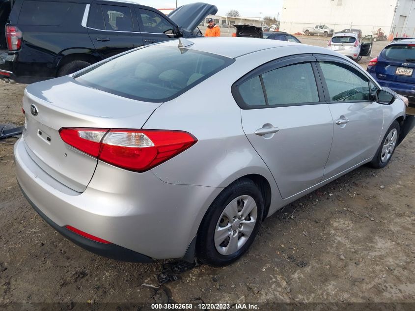 2015 KIA FORTE LX - KNAFK4A60F5410126