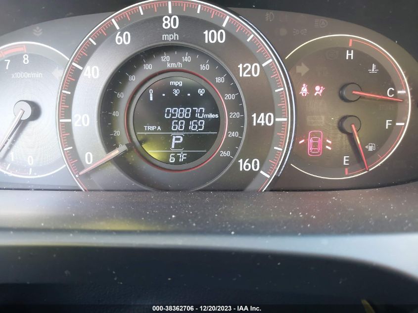 2017 HONDA ACCORD SPORT SE - 1HGCR2F14HA038756