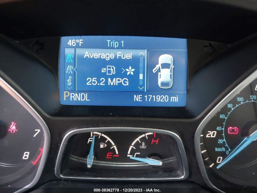 2014 FORD FOCUS SE - 1FADP3F27EL452093