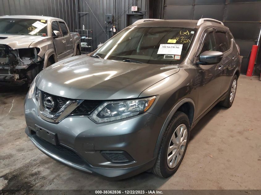 2016 NISSAN ROGUE S - JN8AT2MV8GW133520