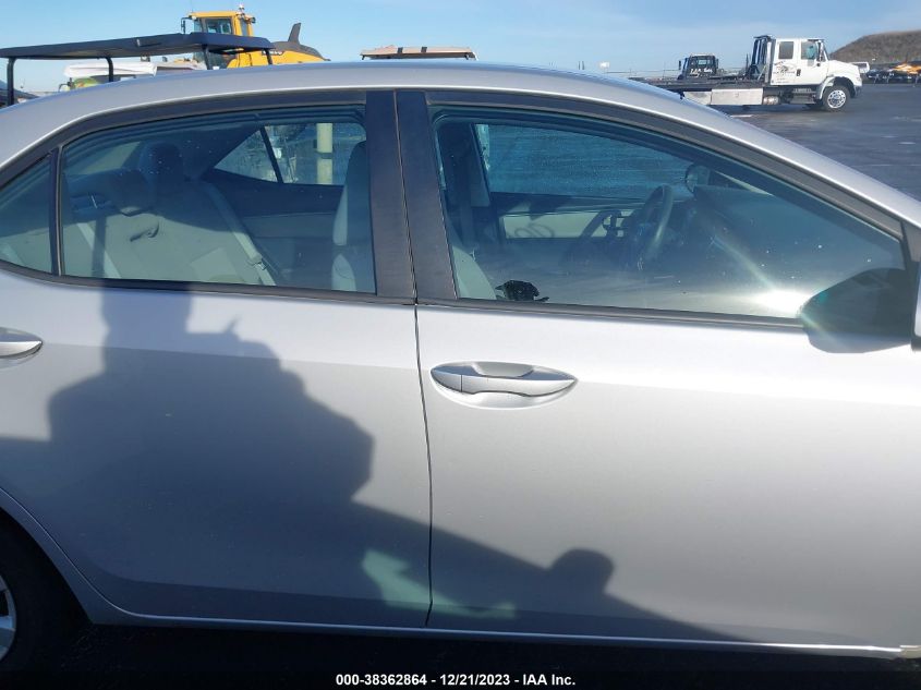 2015 TOYOTA COROLLA L/LE/LE PLS/PRM/S/S PLS - 2T1BURHE6FC414688