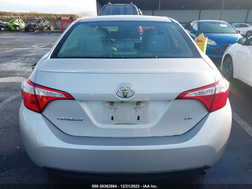 2015 TOYOTA COROLLA L/LE/LE PLS/PRM/S/S PLS - 2T1BURHE6FC414688