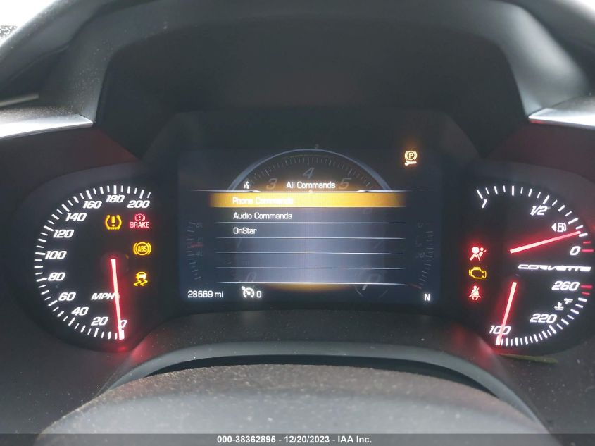 2016 CHEVROLET CORVETTE STINGRAY 1LT - 1G1YB2D77G5117046