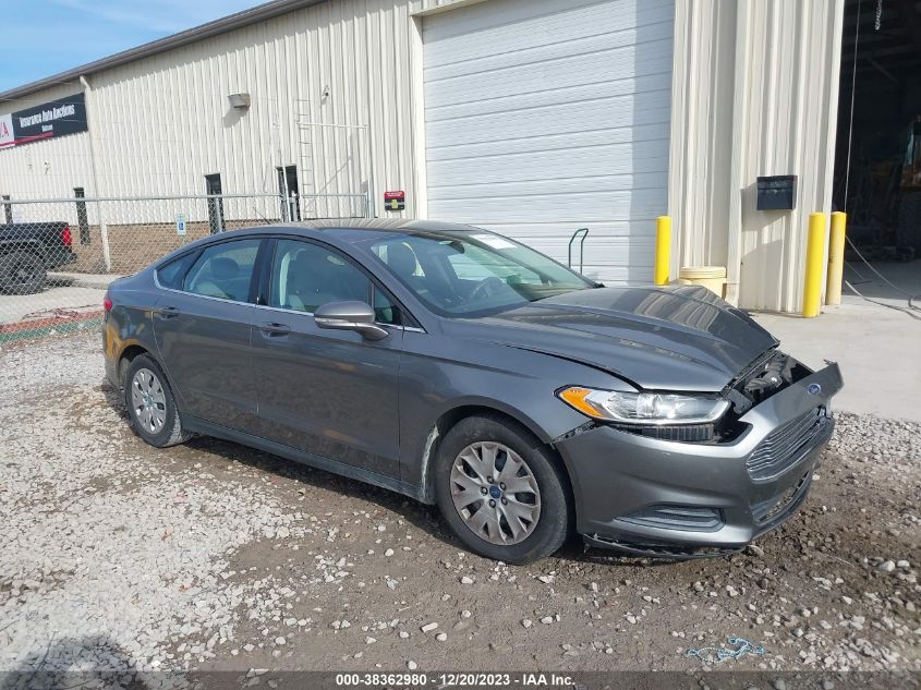 2013 FORD FUSION S - 3FA6P0G71DR265384